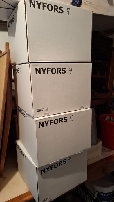 Candeeiro IKEA Nyfors NOVOS
Modelo Com Abatjour Branco/Crem