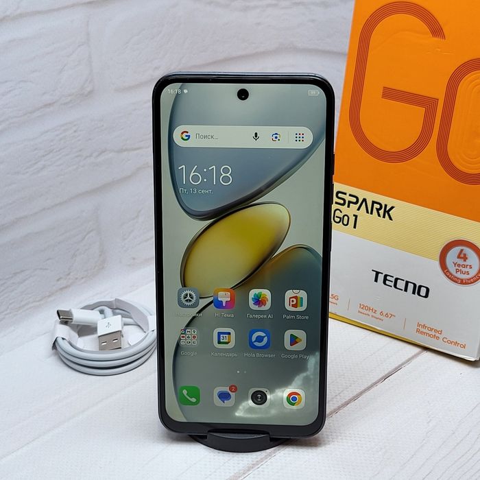 Продам телефон Tecno Spark Go 1 4/128Gb NFC на запчастини | під ремонт