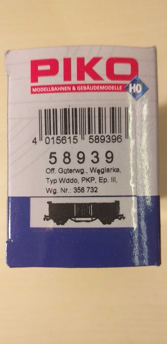 Piko 58939 wagon węglarka Wddo 356 732 PKP epIIIb  brązowy z orłem H0