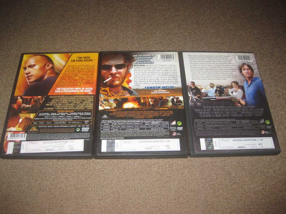 Colecção Completa em DVD "Justiceiro Incorruptível"