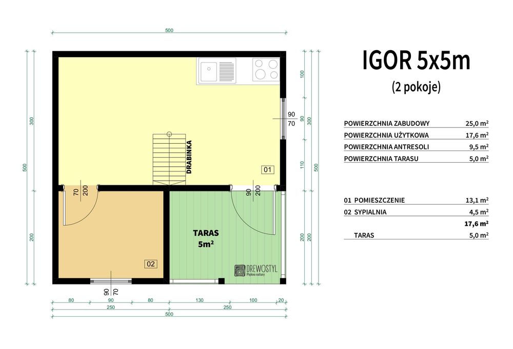 Domek letniskowy domek drewniany bez pozwolenia ogród działka ROD 5x5