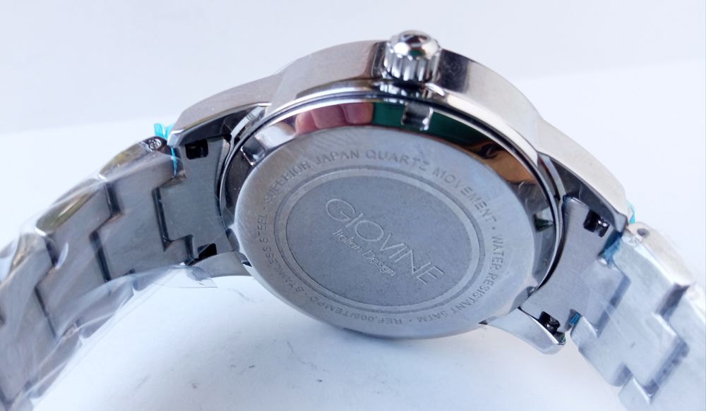 Klasyczny zegarek włoski giovine, stal, Miyota, 5 atm