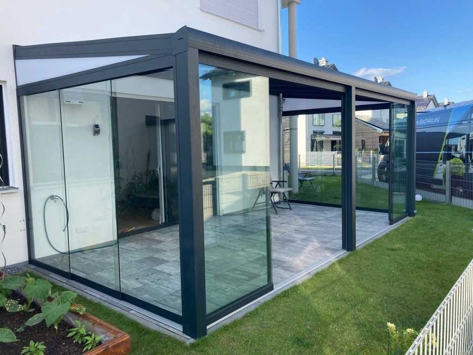 Aluminiowe zadaszenia i przeszklenia tarasów