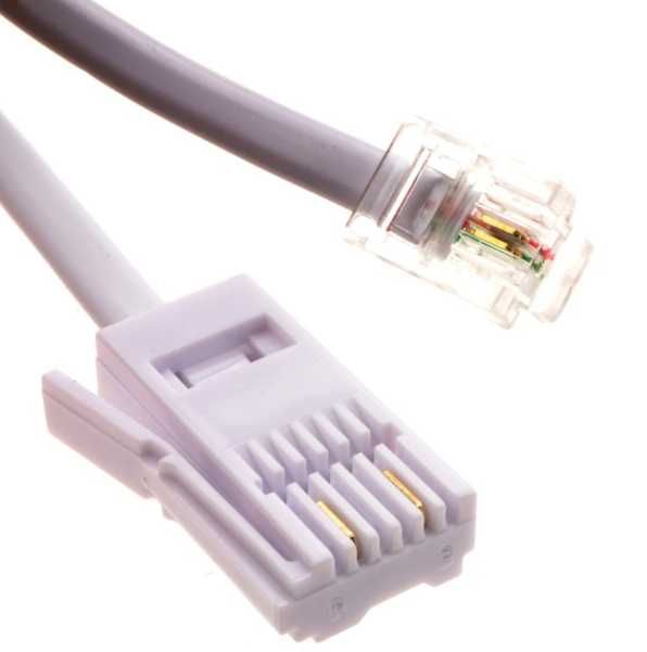 З'єднувач RJ45 UTP Cat5e/Cat6, BT-431A - RJ11, jack 3.5 - jack 3.5