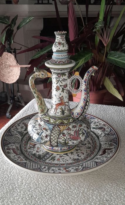 Louças antiga mais prato século dezassete prato antigo