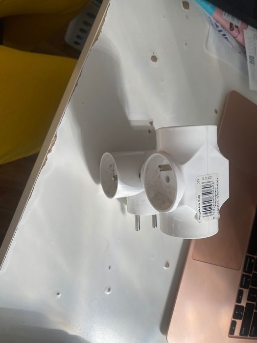 ROZGAŁĘŹNIK 3 GNIAZDA Gniazdo sieciowe Listwa przedłużająca