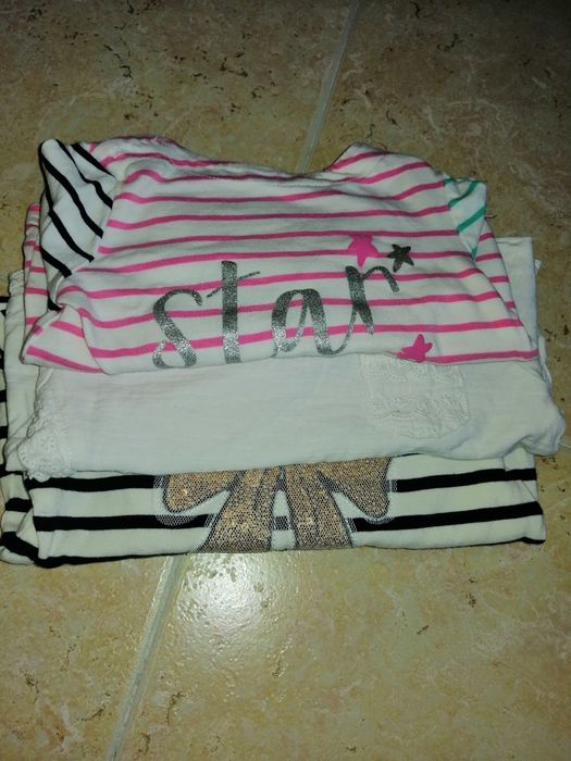 T-shirts menina 3/6 meses zara e primark