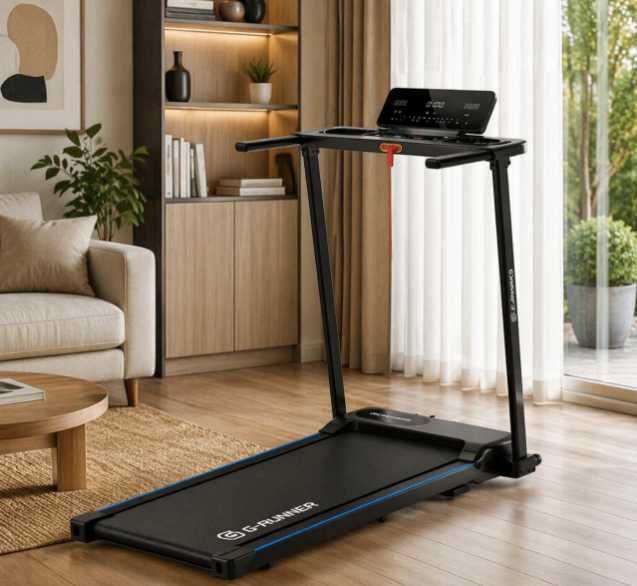 Nowa Elektryczna Bieżnia Składana domowa do garażu pokoju Kąt Nachylenia do 100kg