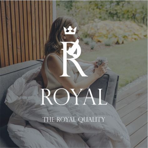Kołdra AMZ ROYAL całoroczna puch 100% 155x200cm Biały