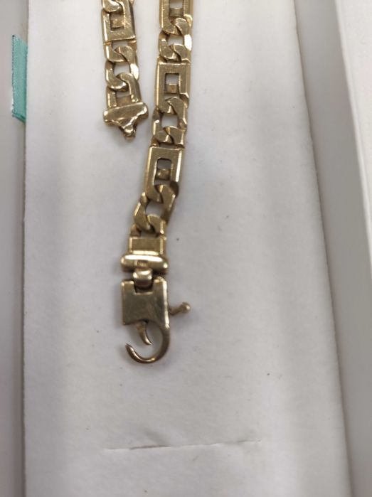 Złota bransoletka 22cm, 21,56g złoto 585 komis madej Dębica