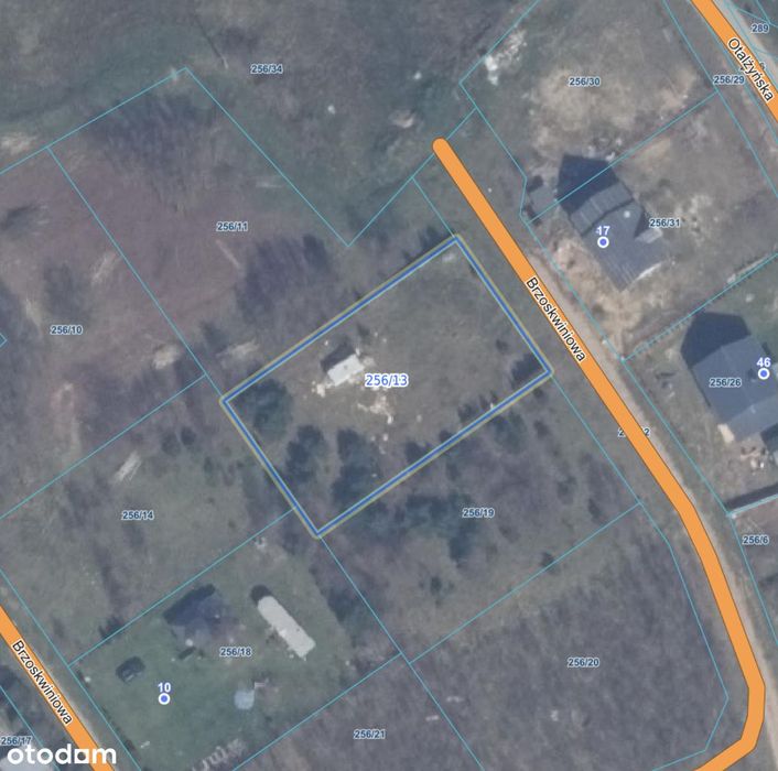 Działka budowlana 1014 m² Donimierz – asfalt, jezioro 200m, uzbrojona