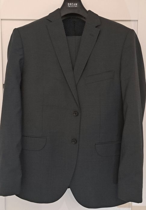 Garnitur męski  szary roz. 56 slim Vistula