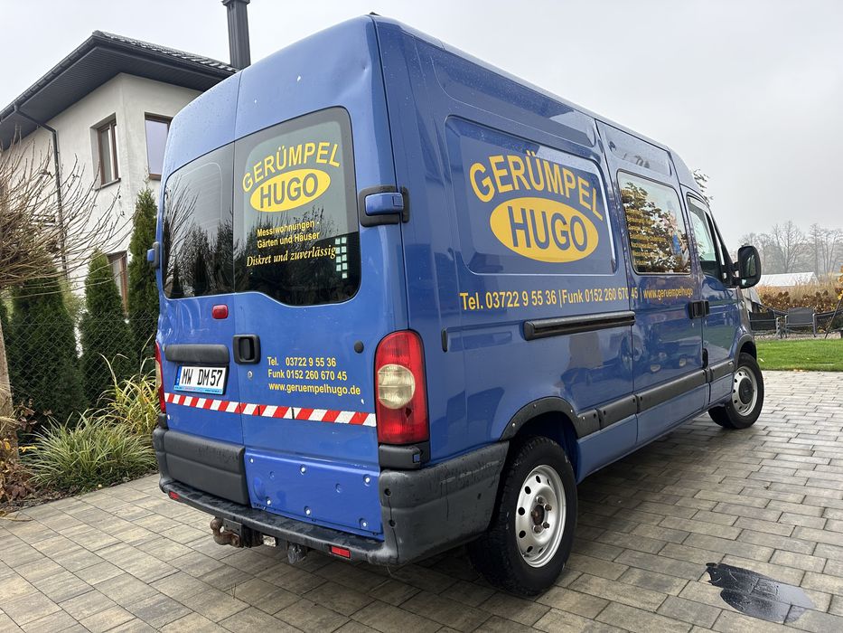 Movano Master LIFT 2.5 diesel H2L2 Hak 6 osobowy