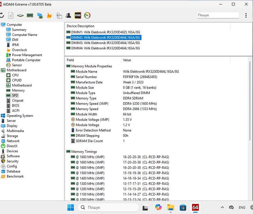 пам'ять DDR4 16GB Kit 2x8GB 3200MHz CL16 Goodram IRDM-X. Trade-in