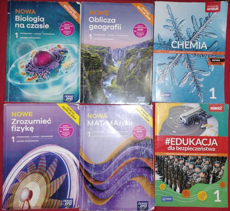 Podręczniki do pierwszej klasy technikum i liceum
