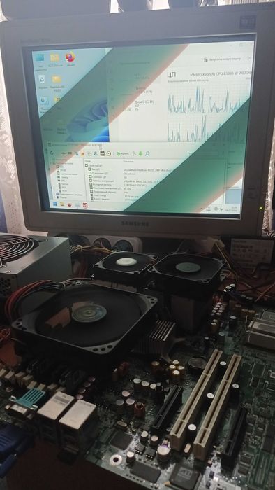 Intel Server Board + 2xXeon E5335 (4x2Ghz) + 4x2=8gb FB-DIMM DDR2 667