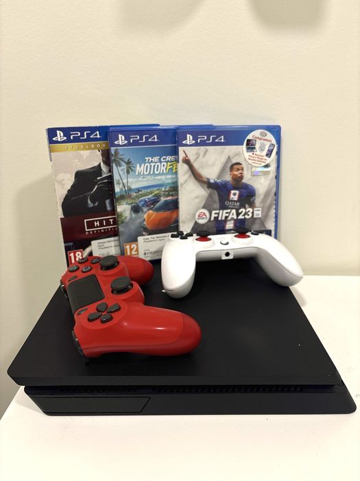 Ps4 Slim 1TB + Jogos + 2 comandos + Garantia 5 anos Cex (Fatura)