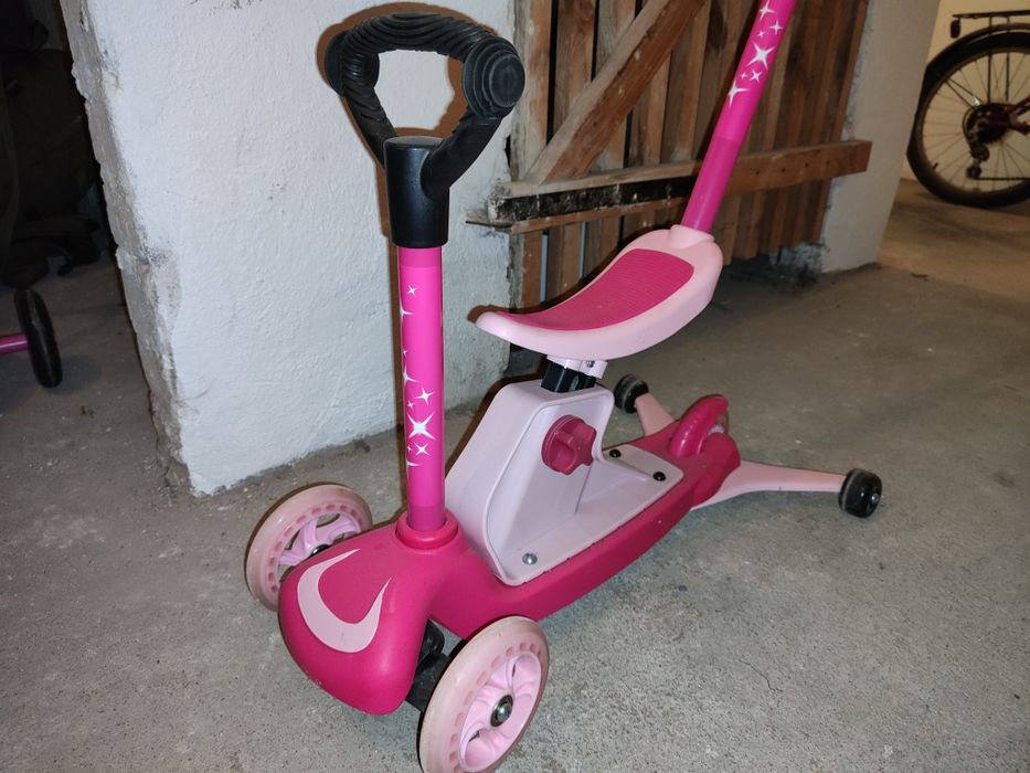 Hulajnoga dla dzieci 4w1 różowa