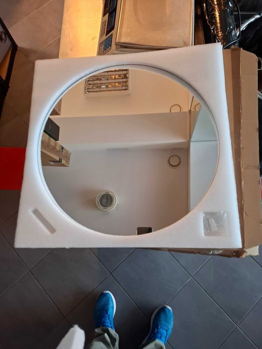 Lustro okrągłe 50 cm nowe