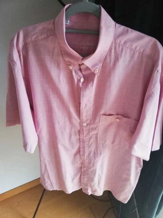 Mark Adam Classic brudny róż koralowa koszula 39/40/M