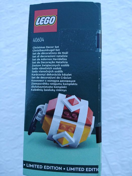 APENAS a Caixa Lego Vazia Natal Limited Edition set 40604.