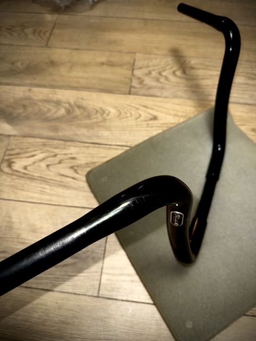 Carlini design кермо Gangster Ape 1.25” 12” Stepped Black Throttle