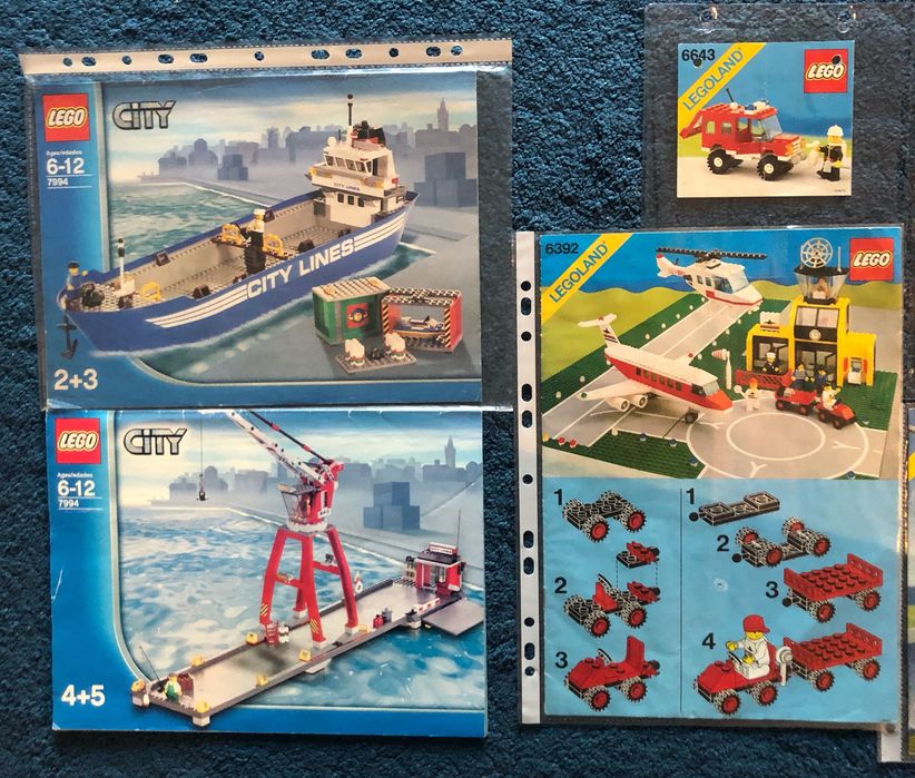 Lego - Livros de instruções (vários)