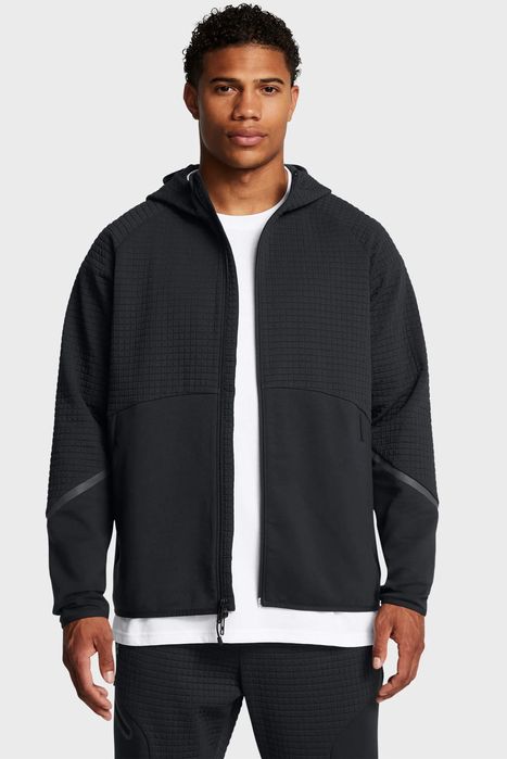 Чоловіче чорне худі UA Unstoppable Flc Txtr FZ