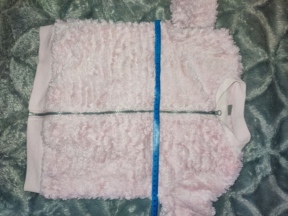 Bluza rozpinana ala futerko 134