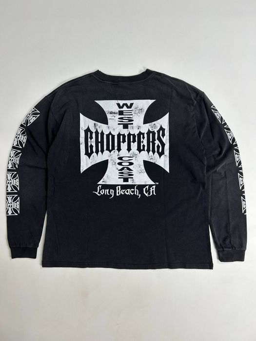 Лонгслів чорний Coast Choppers long arhive  Лонг черный S M L
