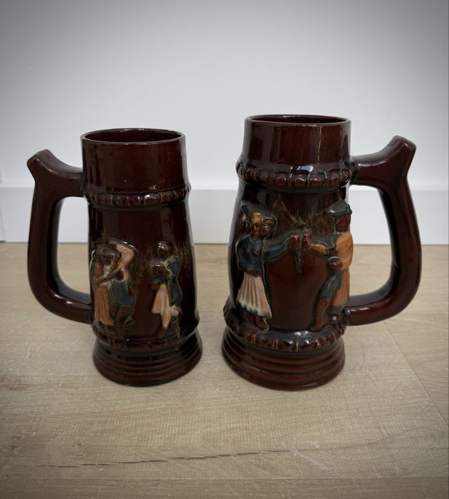 Kufel ceramiczny Cepelia kufle piwo PRL vintage retro