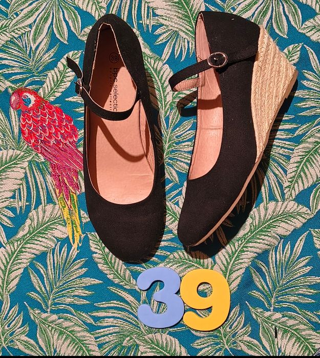 Baleriny espadryle Bonprix roz. 39