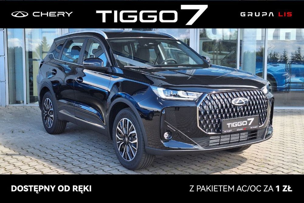 Chery Tiggo 7 Wersdja wyposażenia: Comfort, Auto dostępne od ręki !!!