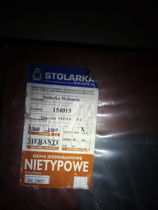 Duże okno nietypowe na wymiar nowe