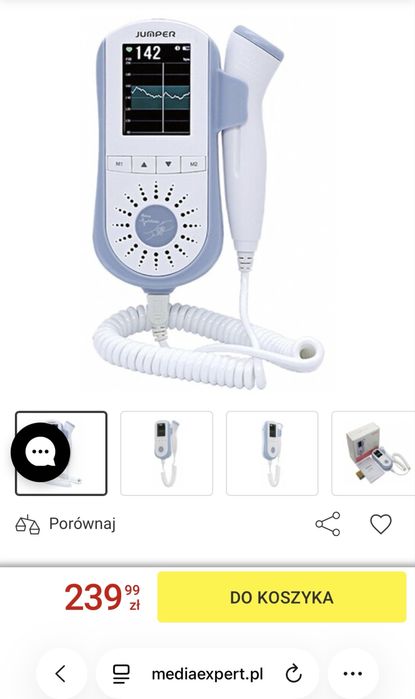 Detektor tetna plodu jumper