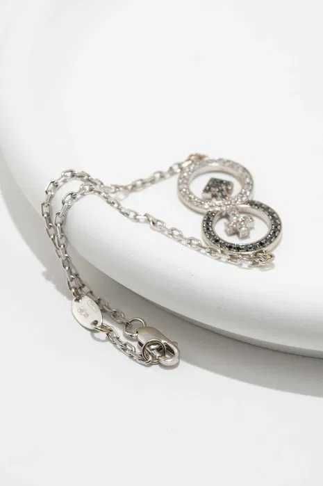 Złota Bransoletka z brylantami 14k 3,38g