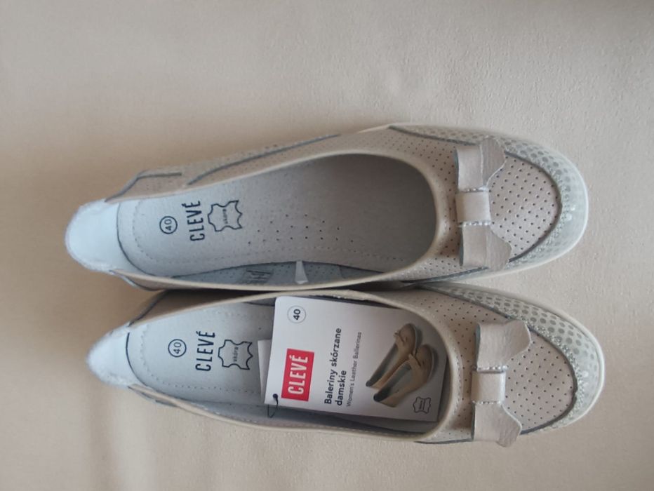 Нові класні шкіряні балетки Cleaver. Мега-зручні і легенькі.