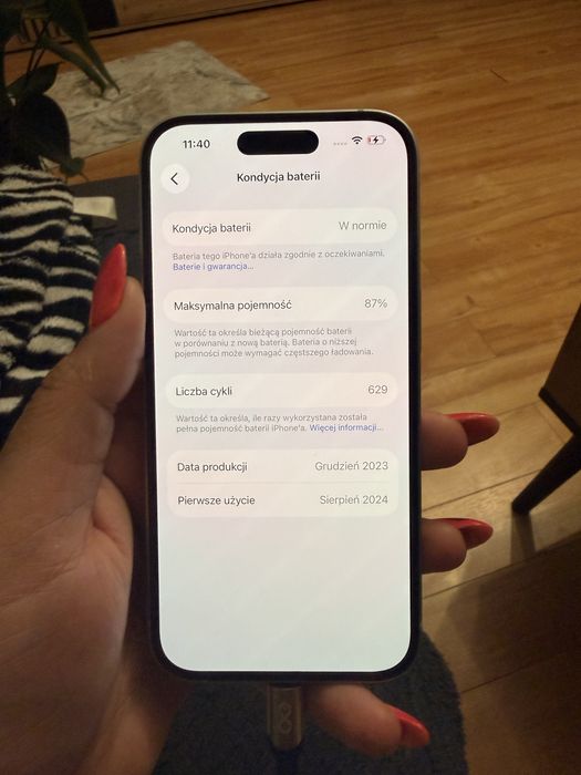 Iphone 15 pamiec 512gb