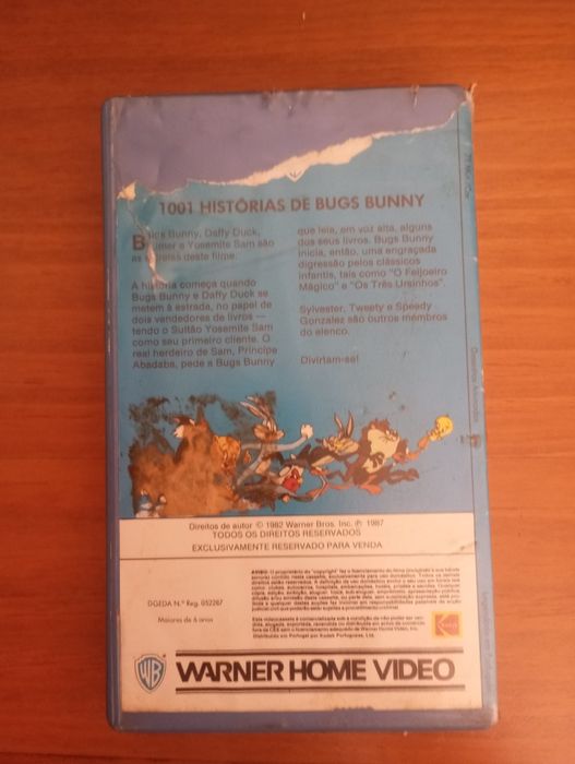 VHS - 1001 histórias de bugs bunny