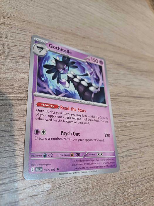 Carta Pokémon Gothitelle #92