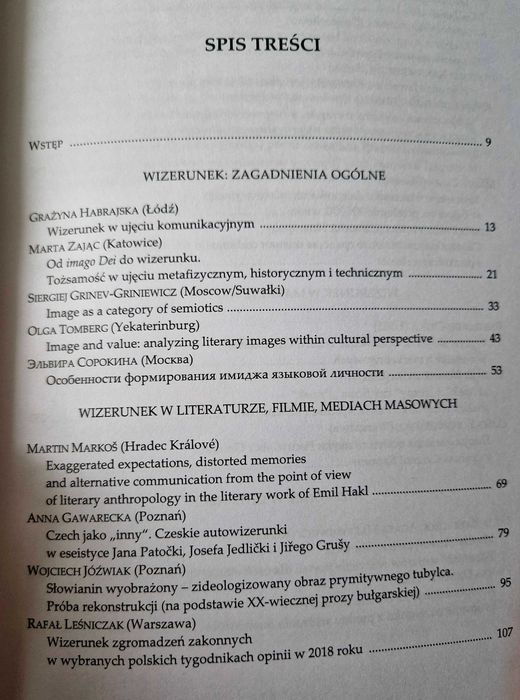 Wyjątkowe, akademickie opracowanie "Wizerunek..."