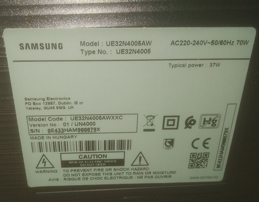 Televisões da marca Samsung para reparação