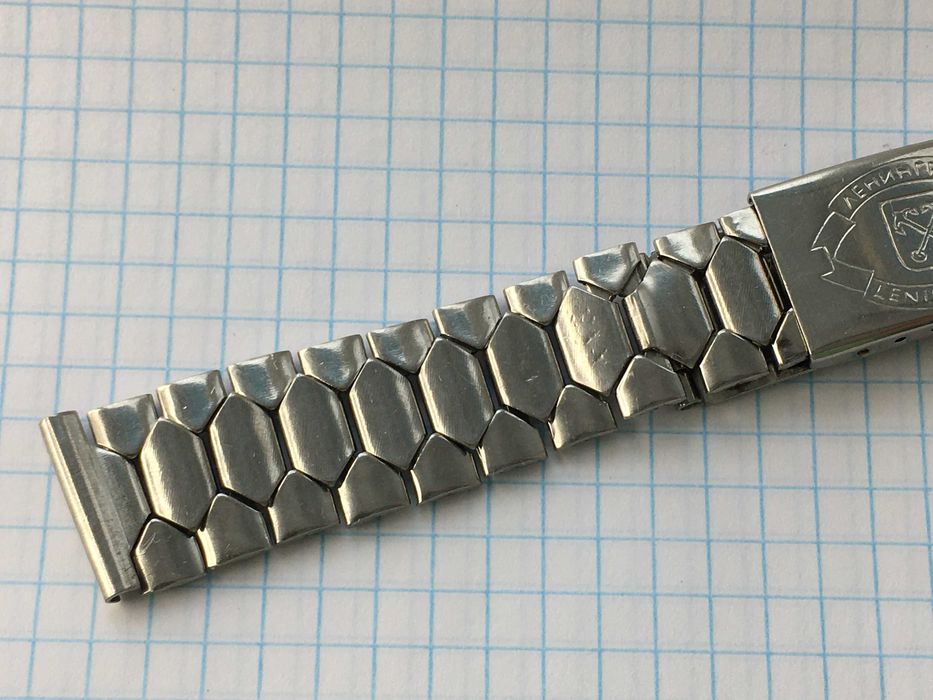 Браслет для наручных часов Ленинград СССР мужской ушки 18мм