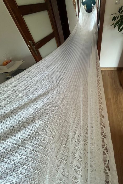 Biała firana kupon 3x8,2 m
