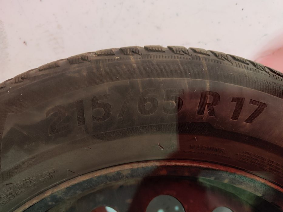 Felgi stalowe R17 + opony zimowe 215/65 (KOŁA - Peugeot 3008)