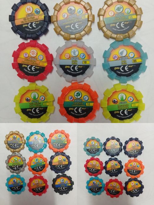 Tazos Pokémon Boinx originais