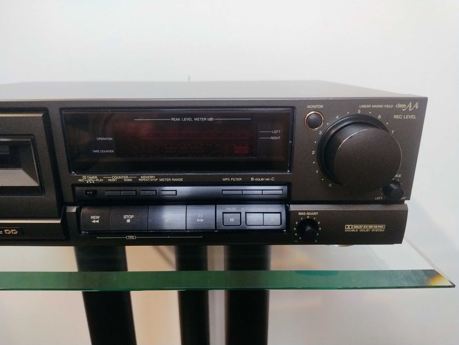 Magnetofon kasetowy (DECK) TECHNICS RS-BX606, stan BARDZO DOBRY