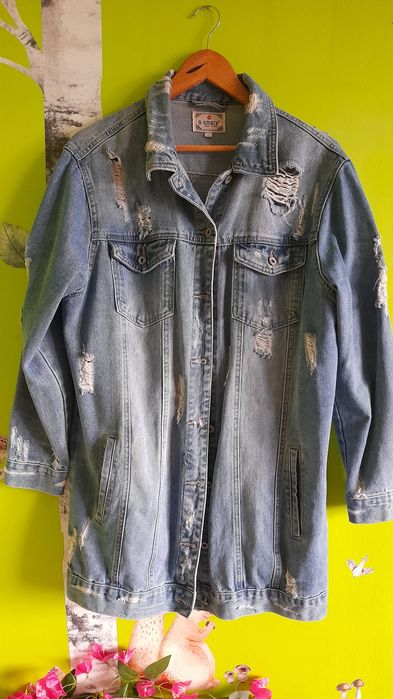 Katana jeansowa oversize L