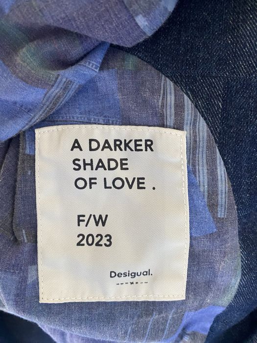 desigual marynarka jeansowa męska xl patchwork kroj męska kurtka casual 2023