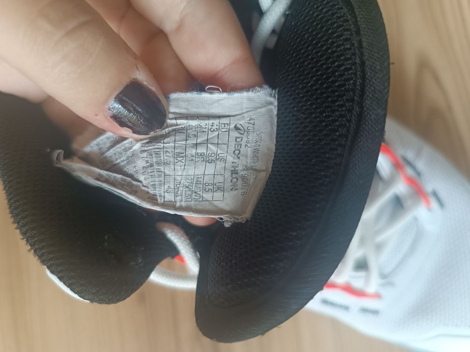 Buty koszykarskie Decathlon białe kolorowe rozmiar 43